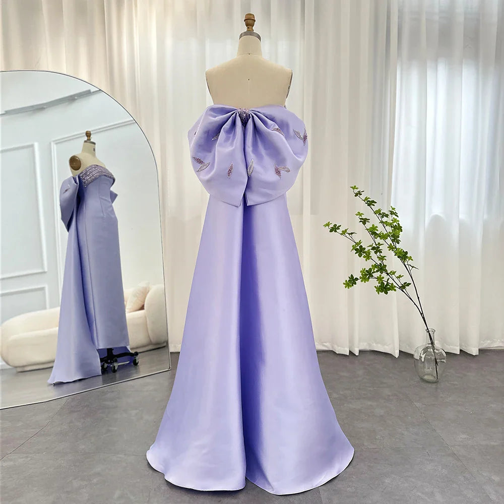 Sage Green Evening Dress with Beaded Cape