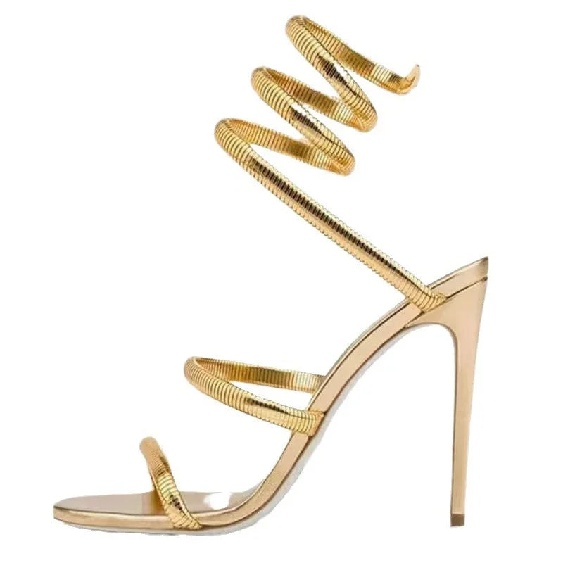 Thin High Heels Ankle Strap Women Sandals
