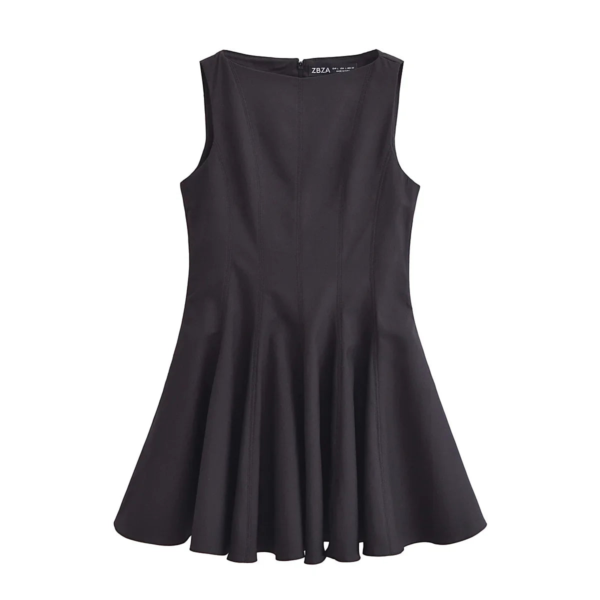 Sleeveless Pleated Summer Dress