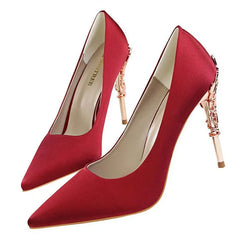 Sequin Stilettos Metal Decoration Pumps Shoes