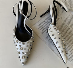 Rivet Sling-back Pumps