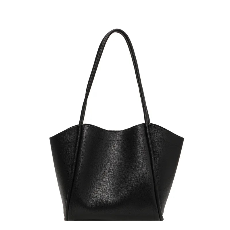 Large Capacity PU Leather Tote Bag
