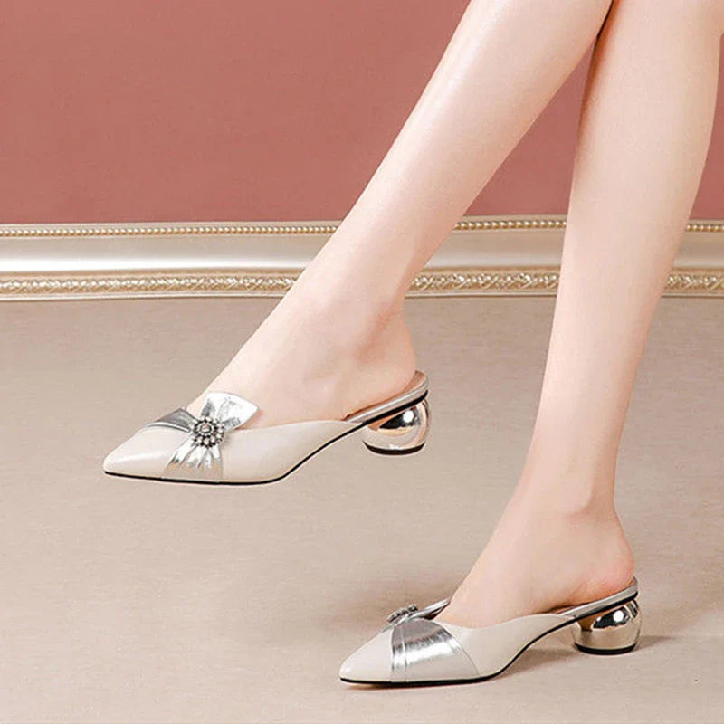 Platform Low Heel Pumps