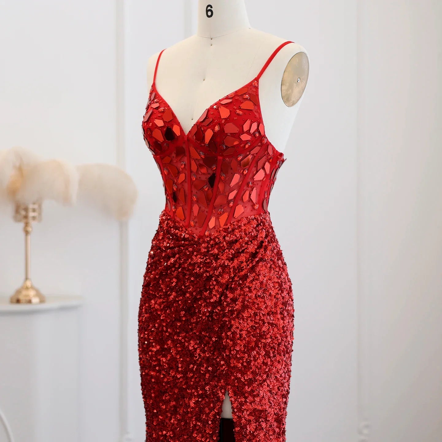 Sequin Mermaid Prom Dress