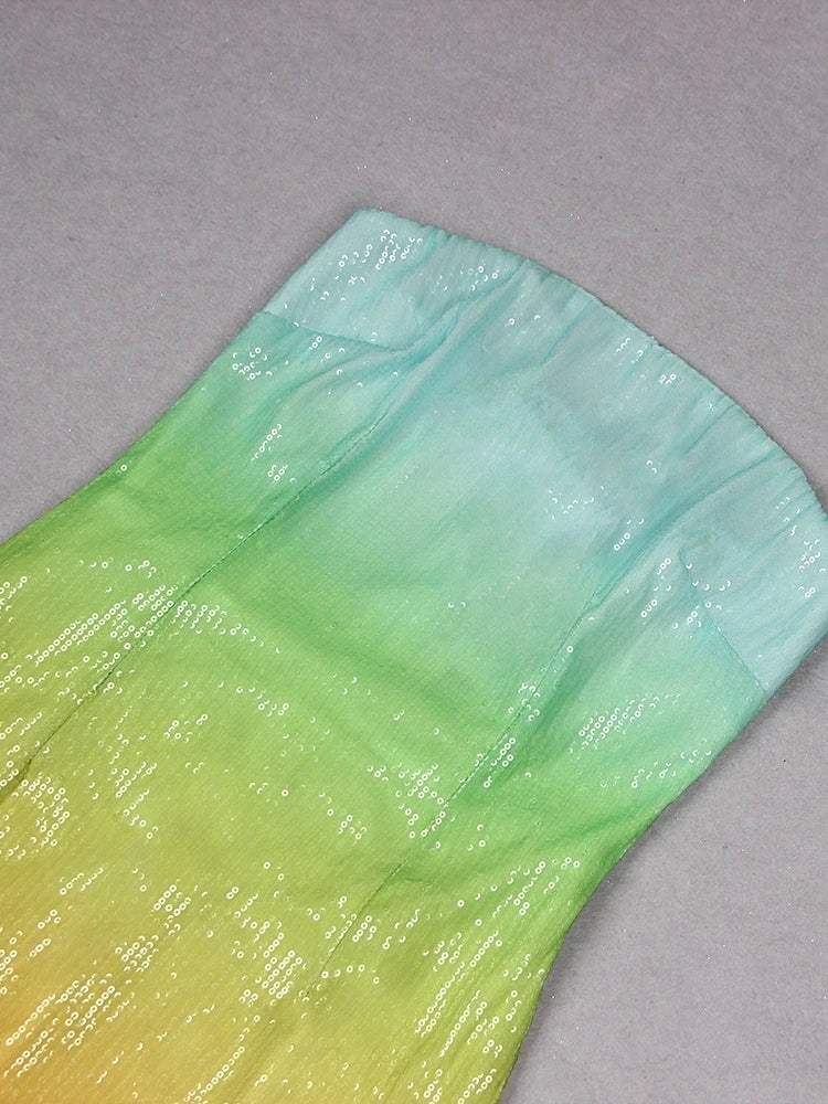 Sequin Ombre Midi Dress