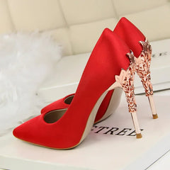 Sequin Stilettos Metal Decoration Pumps Shoes