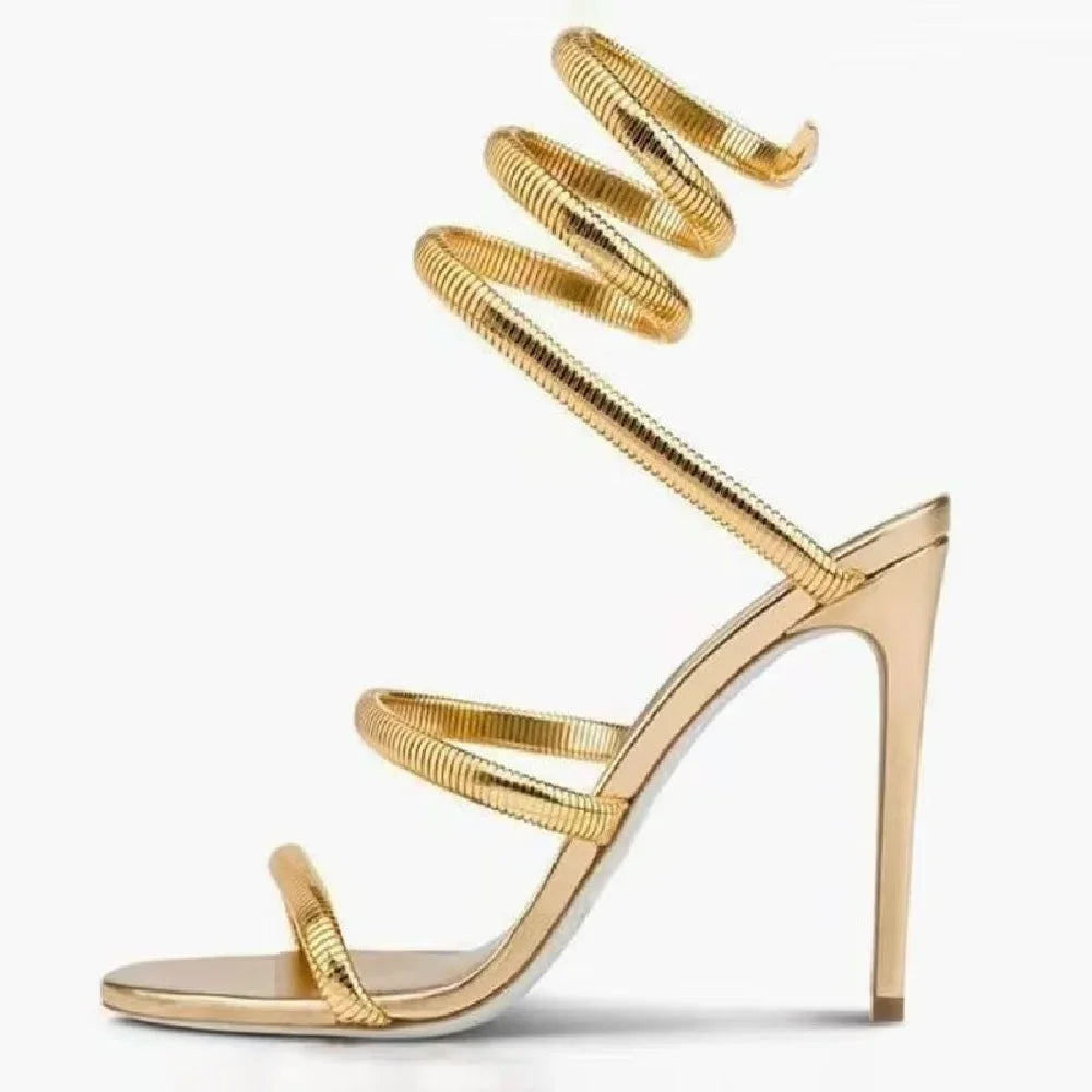 Thin High Heels Ankle Strap Women Sandals