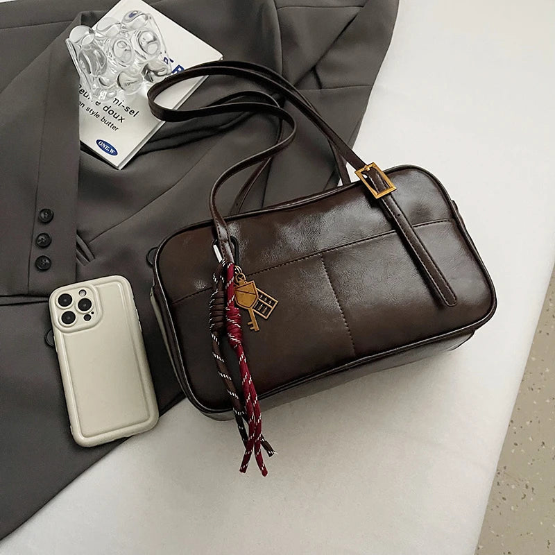 Small Faux Leather Underarm Bags for Women