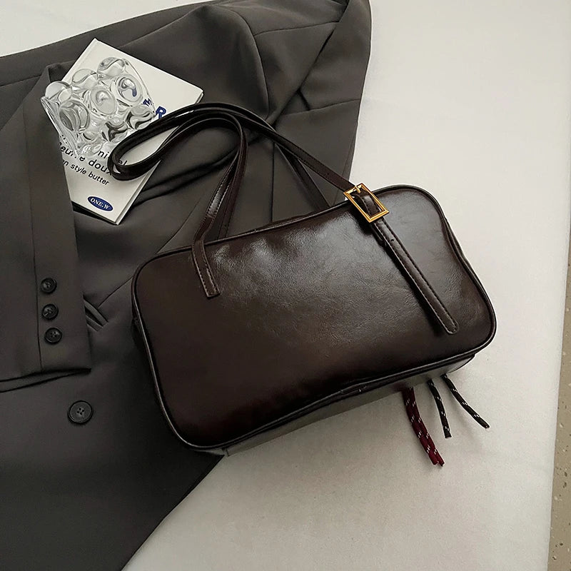 Small Faux Leather Underarm Bags for Women