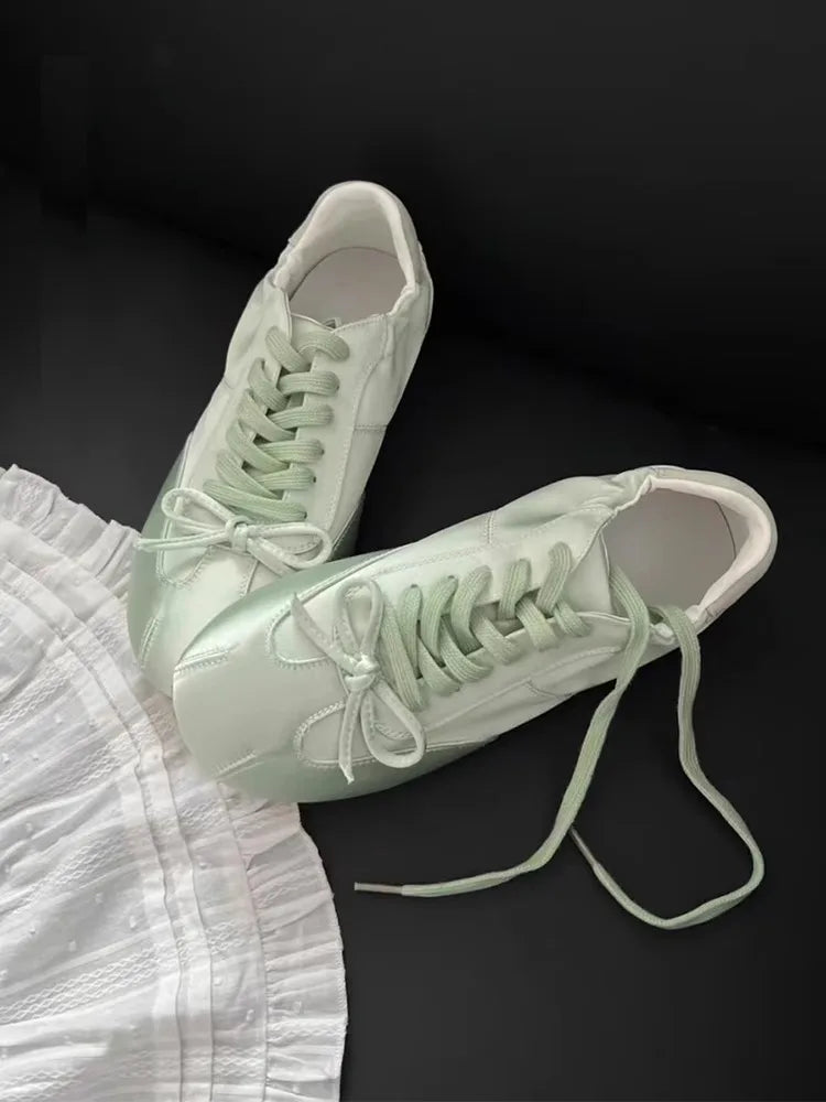 Bowknot Flat Bottom Soft Dance Shoes