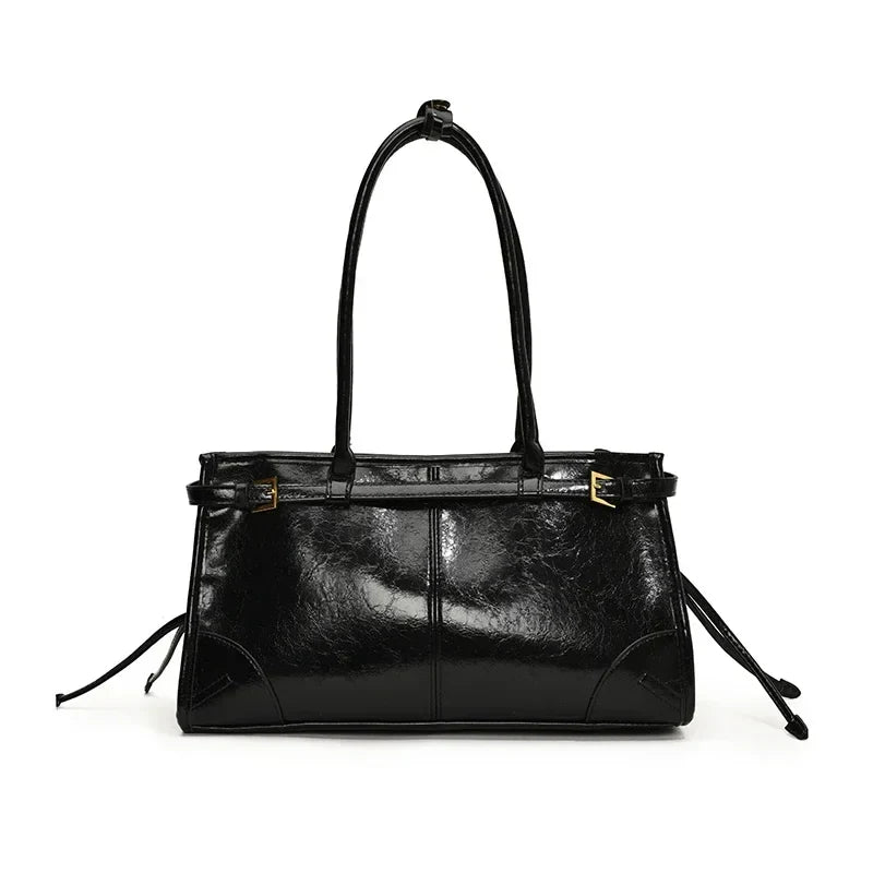 Faux Leather Retro Underarm Bags