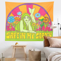 Safe In My Garden Wall Tapestry