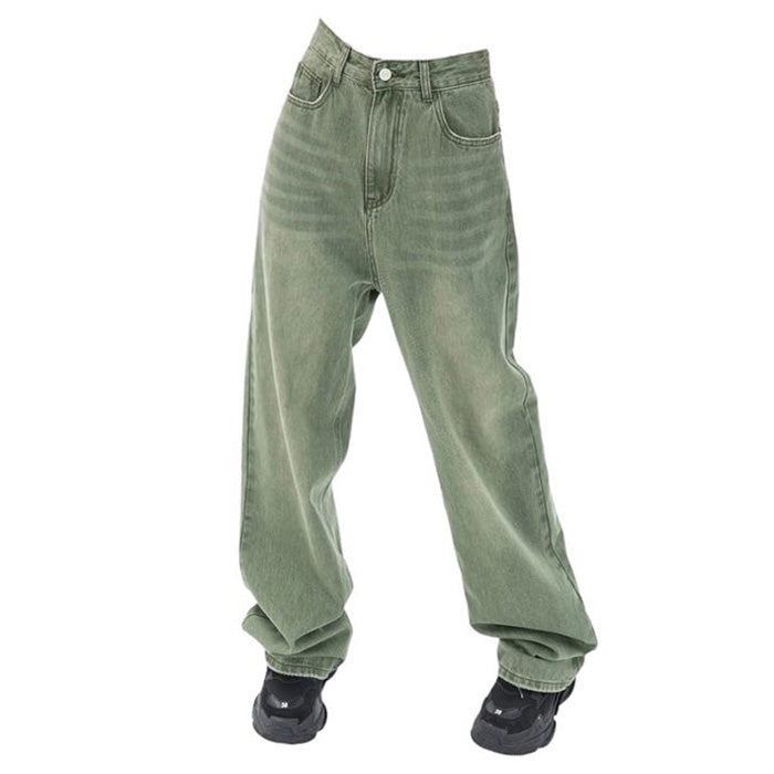 Sage Green Baggy Jeans