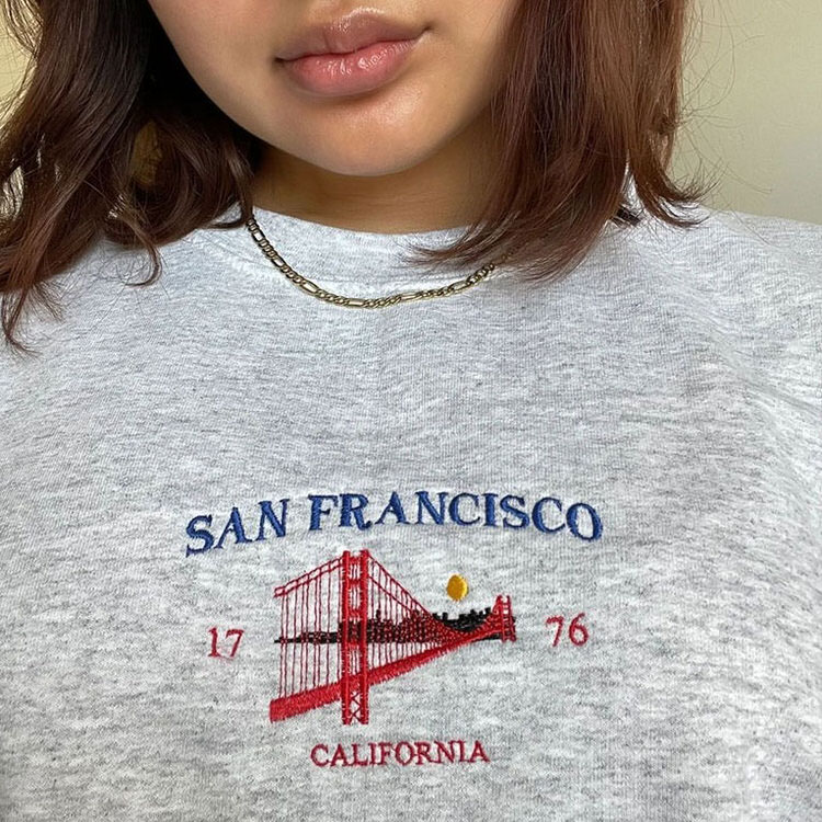 San Francisco Embroidery Sweatshirt