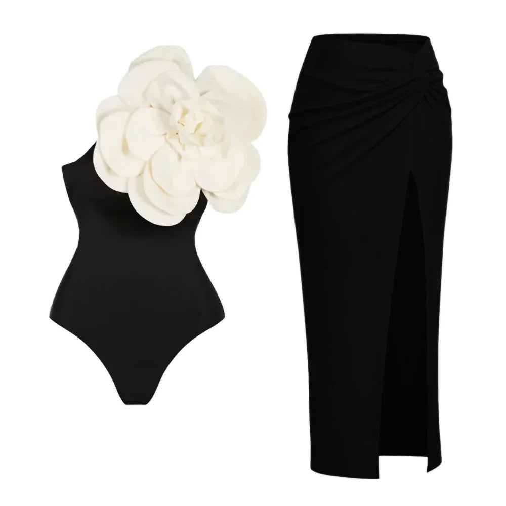 Printed Flower Push-Up  Bikini Set