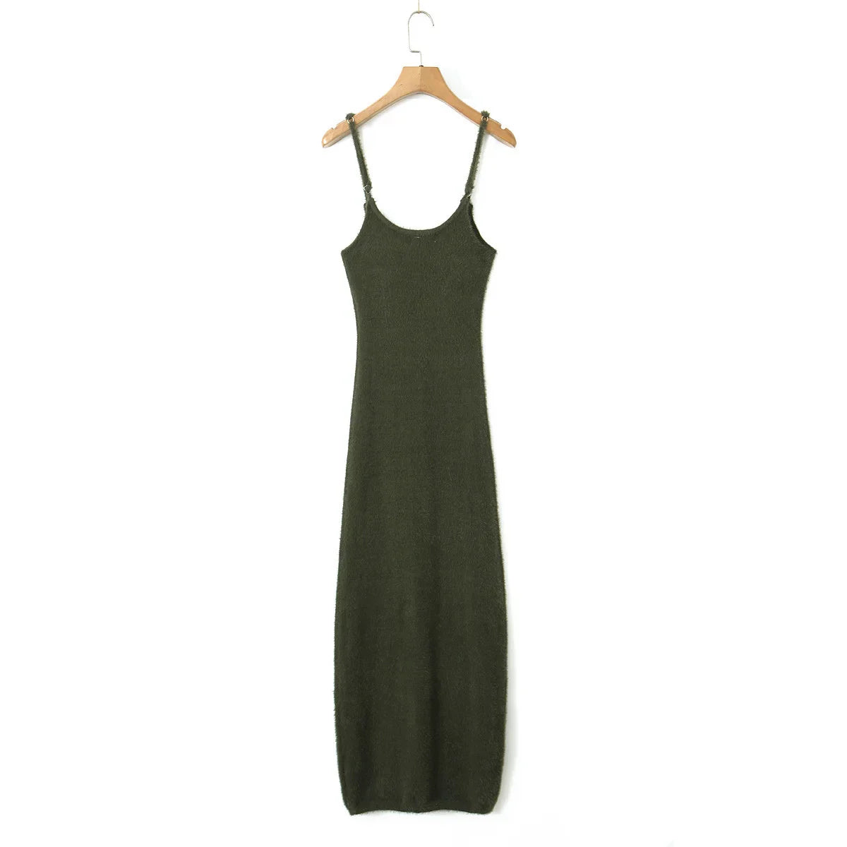 Knitted Cardigan With Camisole Dress Two-piece Set