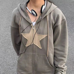 Skater Girl Star Hoodie