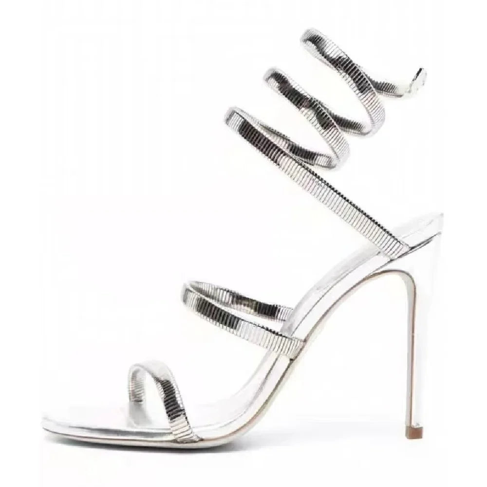 Thin High Heels Ankle Strap Women Sandals