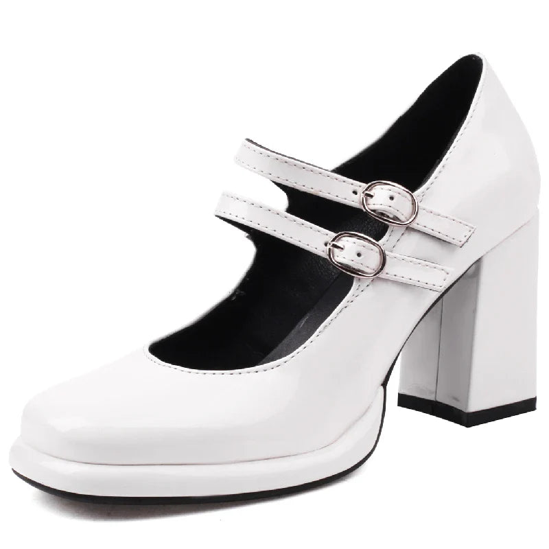 Straps Mary Janes High Heels Platform Shoes