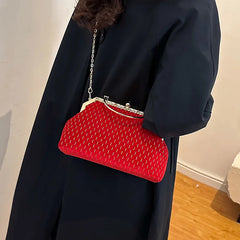 Velvet Evening Clutch Bag