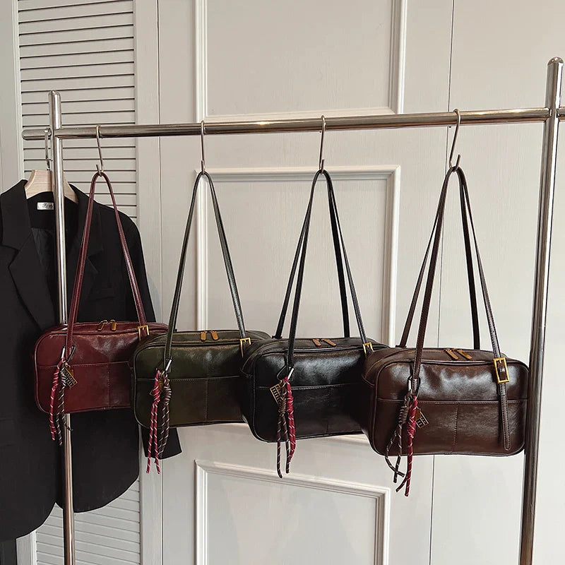 Small Faux Leather Underarm Bags for Women