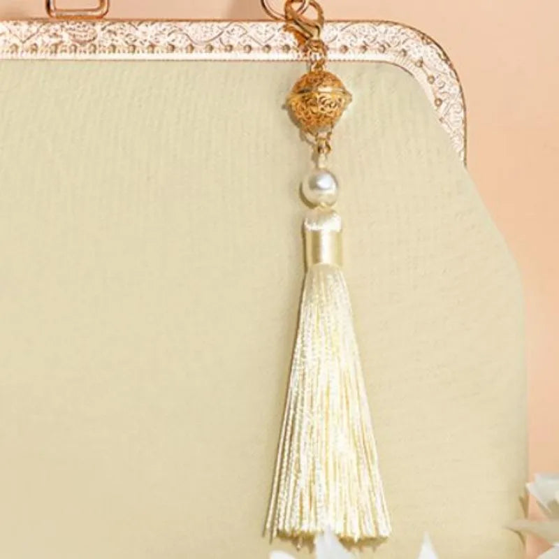 Crane Stone Kiss Lock Clutch Bag main image 0