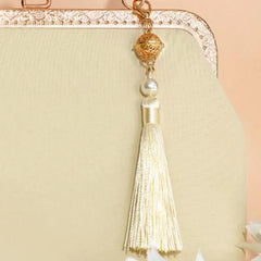 Vintage Lace Clutch with Kiss Lock