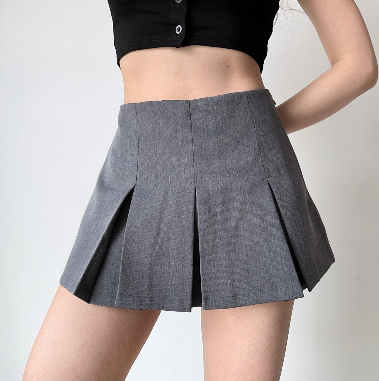 Girl Next Door Pleated Skirt