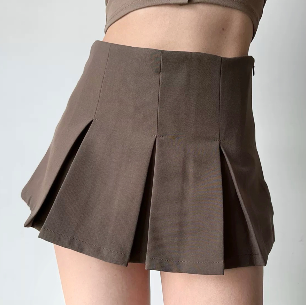 Girl Next Door Pleated Skirt