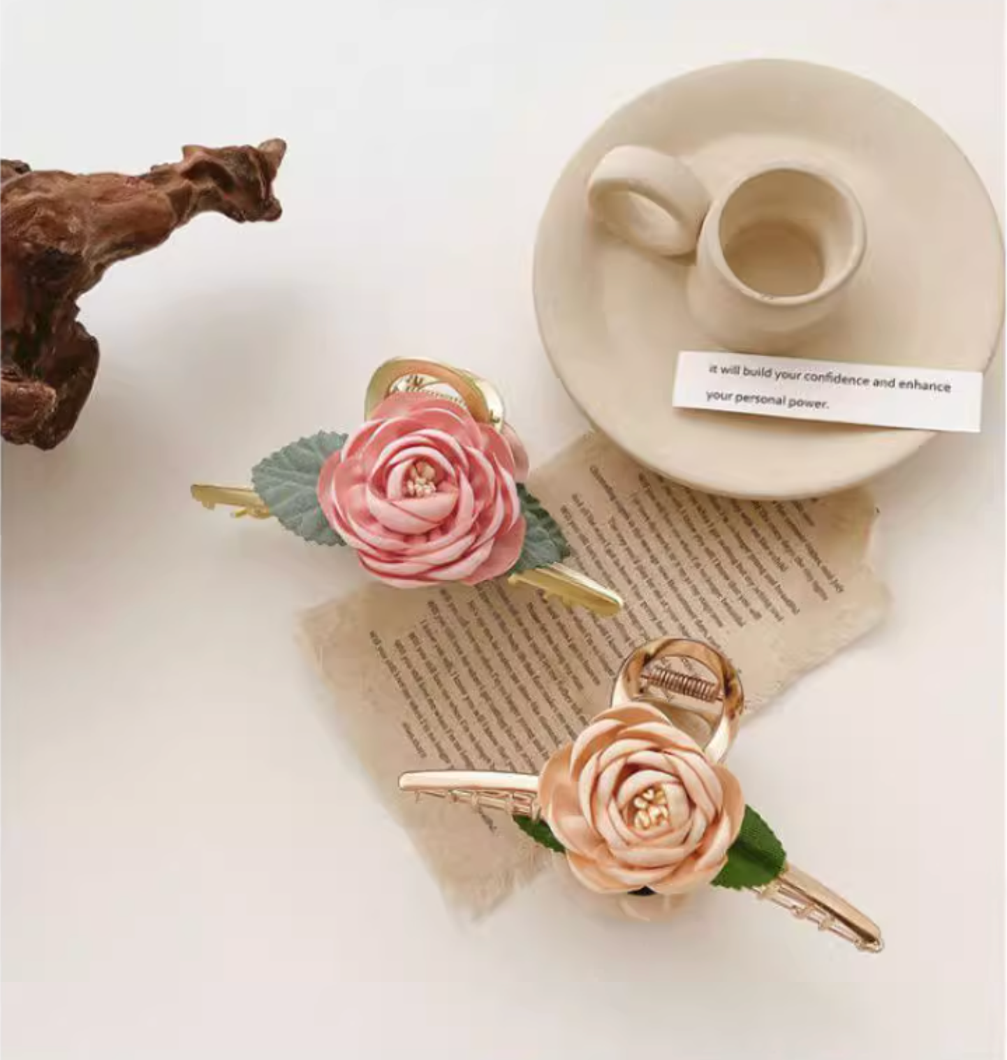 Jia Floral Hair Clip