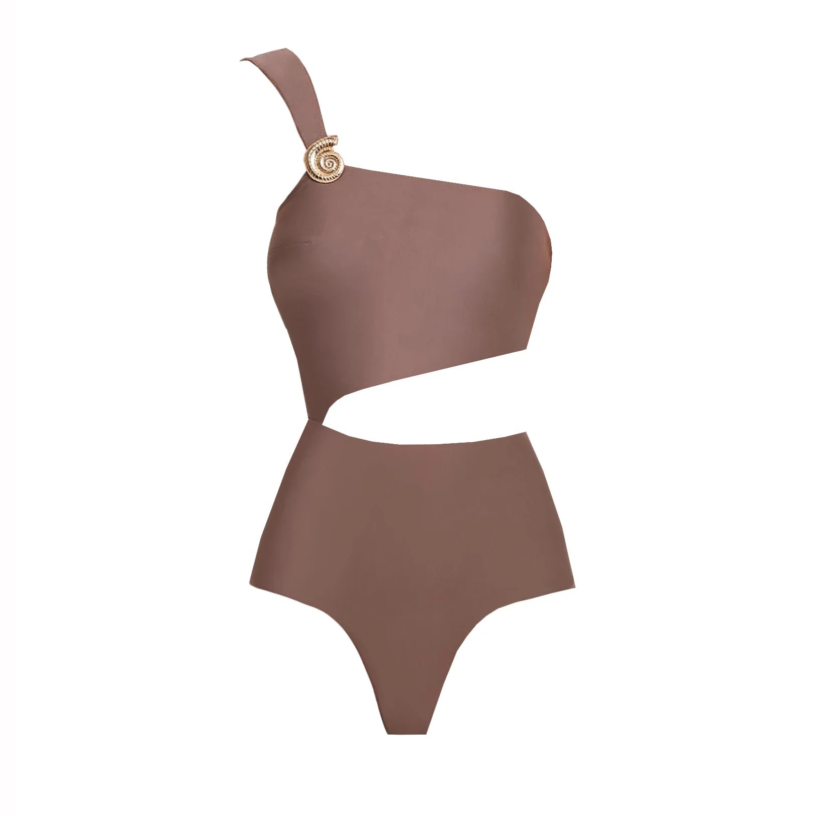 2Pcs Deep V One Piece Swimsuit Shiny Star Bikini