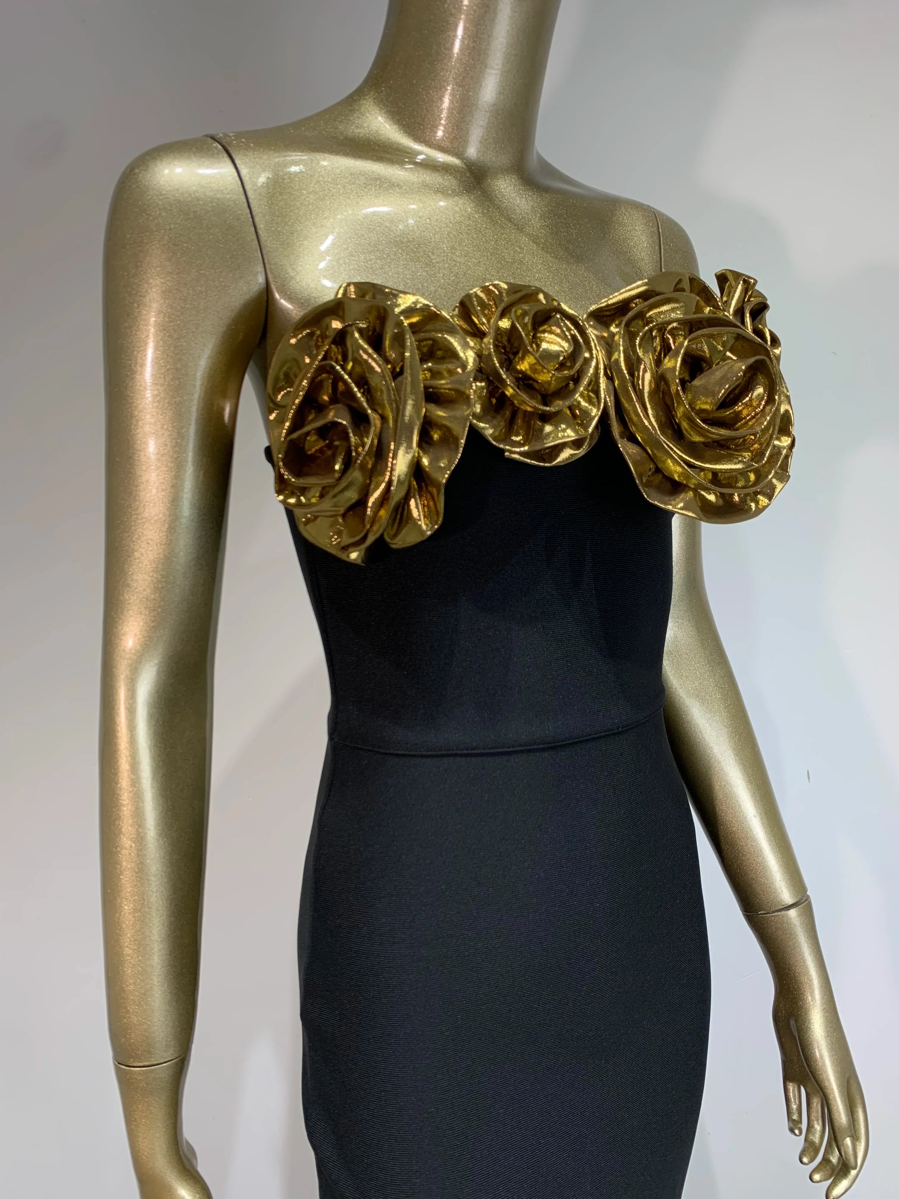 One Shoulder Flower Patchwork Maxi Dress