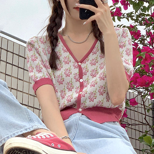 Secret Garden Button Up Top