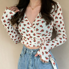 Secret Garden Wrap Top