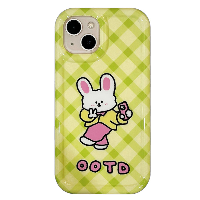 Selfie Rabbit iPhone Case