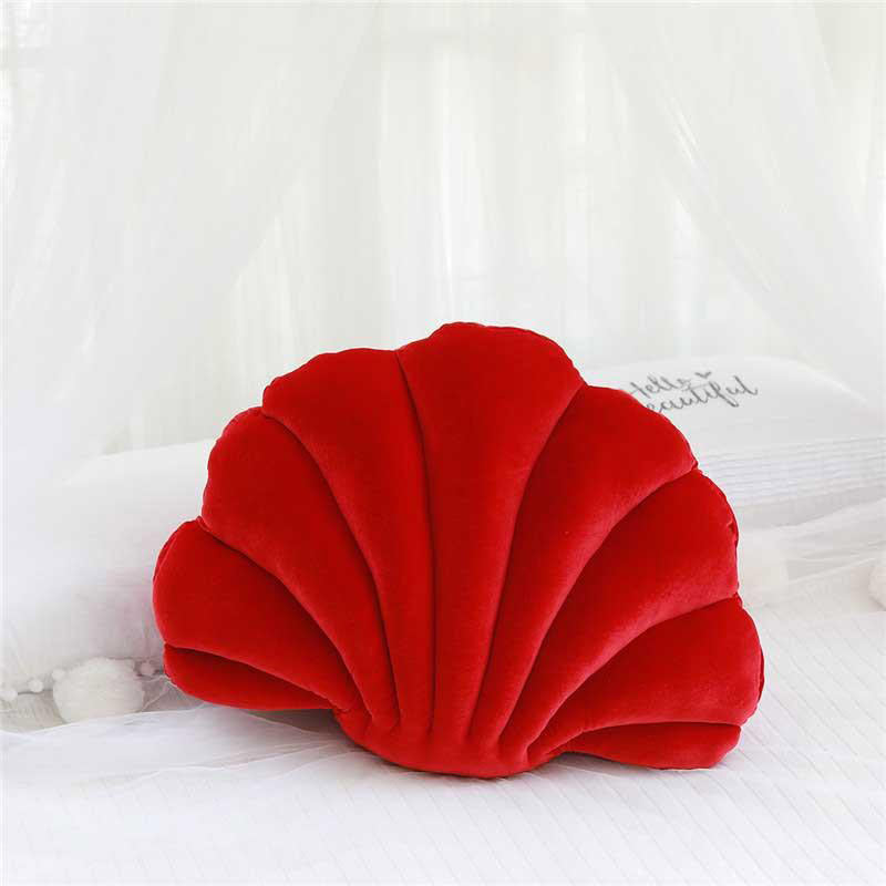 Shell Decoration Pillow in Velvet