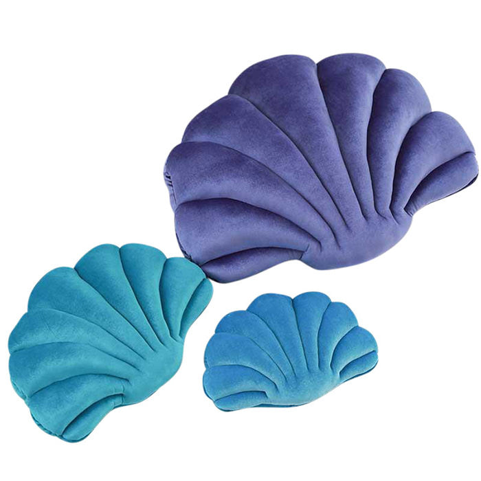 Shell Decoration Pillow in Velvet