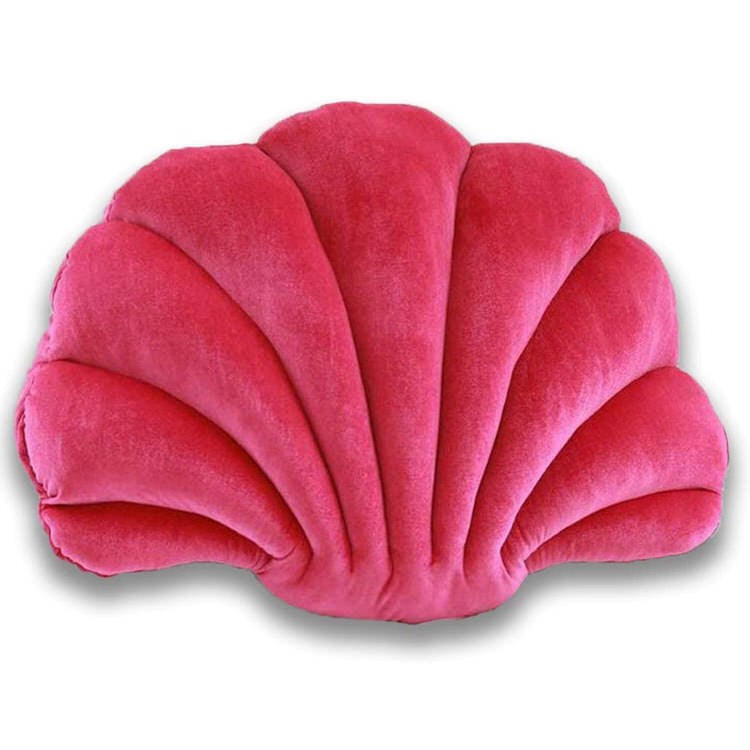 Shell Decoration Pillow in Velvet