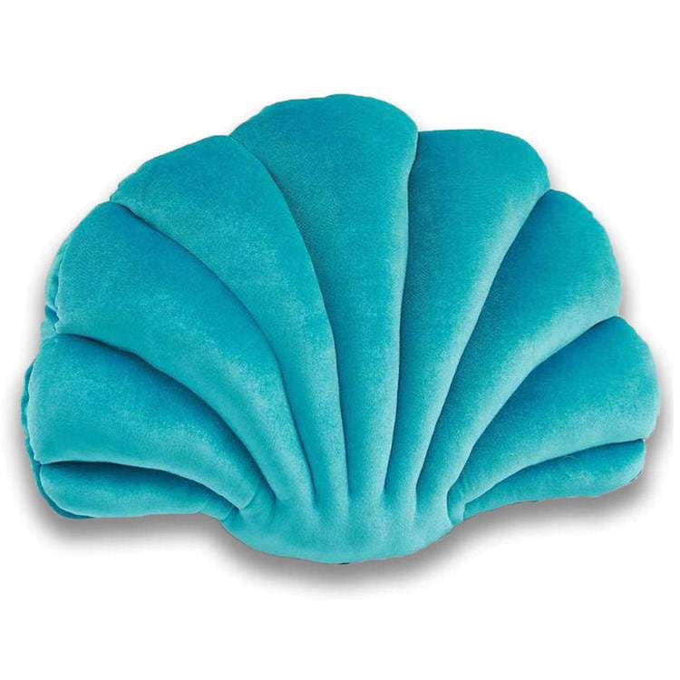 Shell Decoration Pillow in Velvet