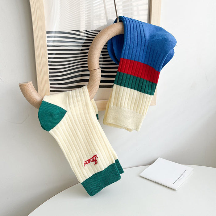 Skater Girl Ribbed Socks