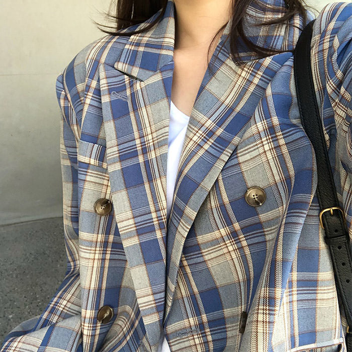 Smarty Pants Plaid Jacket