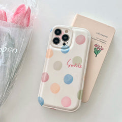 Smile Dots iPhone Case