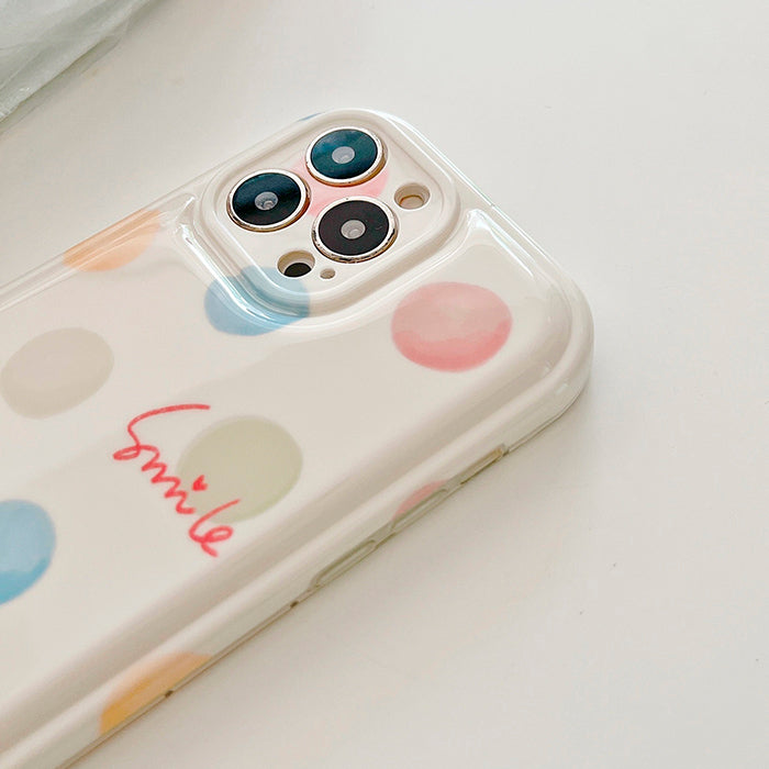 Smile Dots iPhone Case