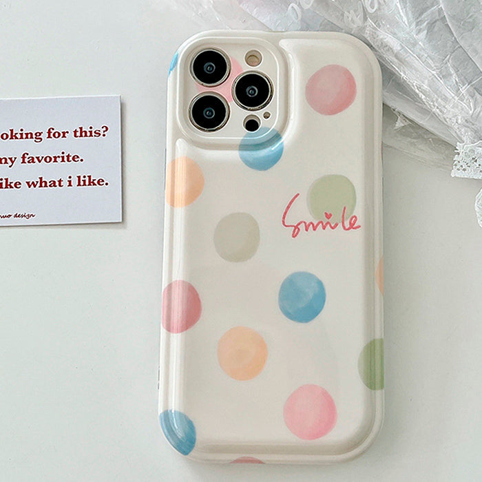 Smile Dots iPhone Case