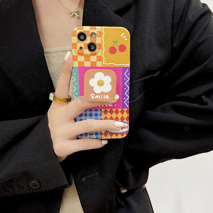 Smile Sunflower iPhone Case