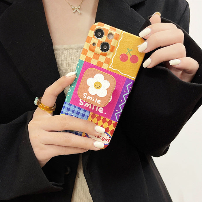 Smile Sunflower iPhone Case