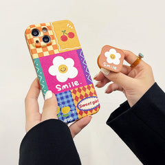 Smile Sunflower iPhone Case