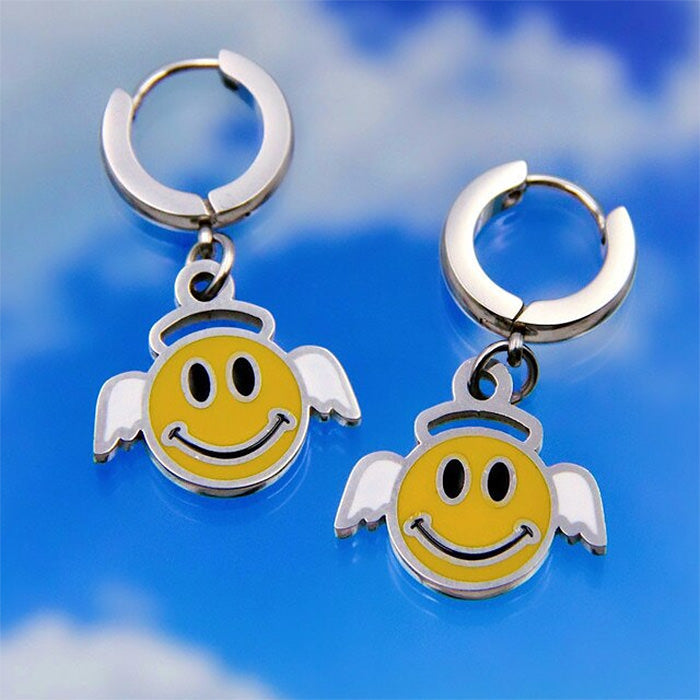 Smiley Angel Earrings