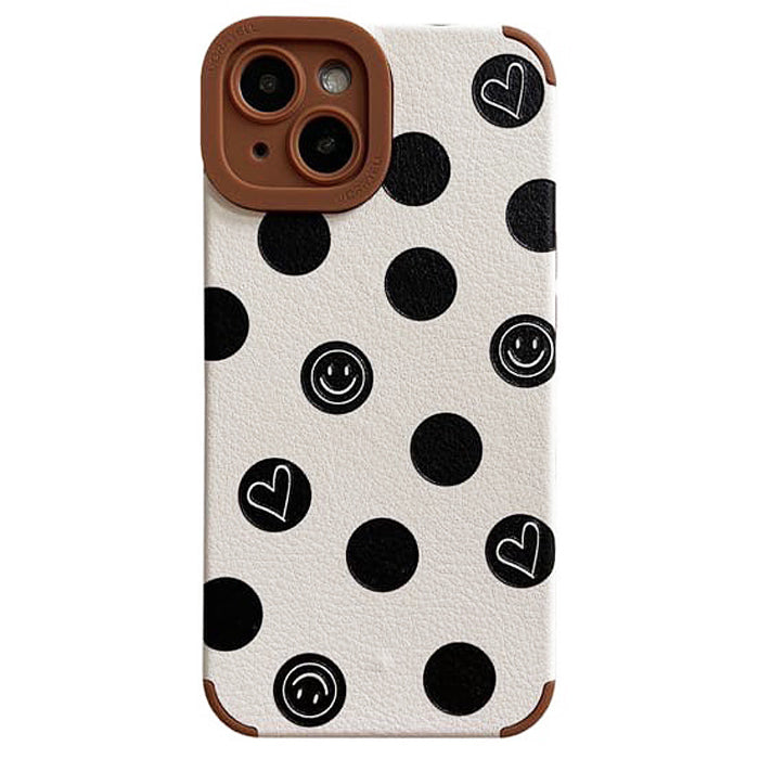 Smiley Dot Print iPhone Case