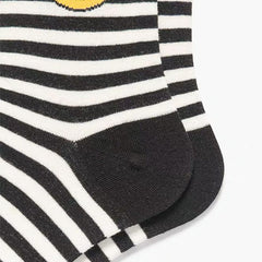 Smiley Face Striped Socks